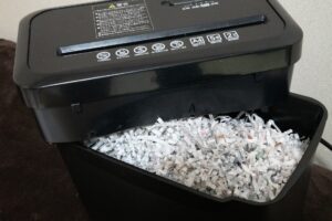 シュレッダーを処分する際の注意点