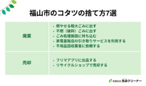 福山市でコタツの捨て方7選