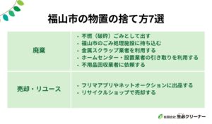 福山市で物置の捨て方7選